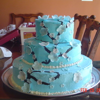 My Firs Cherry Blossom Cake 