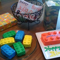 Lego Cakes Lego cakes!! Frosted in buttercream.