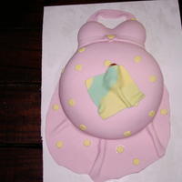 Baby On The Belly This cake was done for my pregnant cousin for Mother's Day
