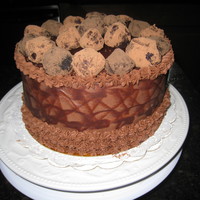 Death By Chocolate Cake With Hommade Truffles 