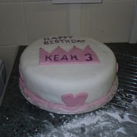 3Rd Birthday Cake this was my first attempt at any decorating of a cake. there are a few bits where i know they could have been alot better and a few design...