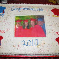 Graduation Cake edible image full sheet cake