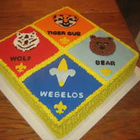 Cubscout Cake Cake for a local cubscout party. :)