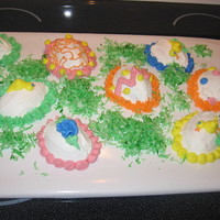 Easter Eggs I made these eggs in an egg-shaped egg pan then decorated with buttercream. They were a hit at the Easter gathering!