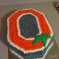 Ohio State Cake The best part of this cake was the actual cake. White chocolate macadamia nut. It was heaven!