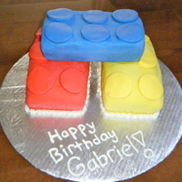 Lego Cake This is a cake I made for a friend's seventh birthday