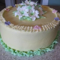 Easter Lily Cake 