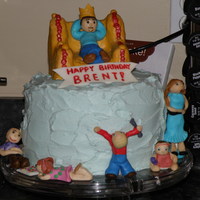 Birthday King This was my first attempt at using fondant. It was a lot harder than I expected, but I thought the cake turned out ok. My husband enjoyed...