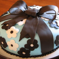 Blue And Brown Fondant Here's a spin on the Wilton Course 3 project that taught me how to use fondant for the very first time. Instead of white and pink...