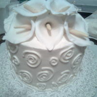 Flowers For D First time making calla lillies. Used technique by tonedna1 (youtube).