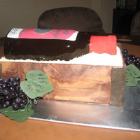 Wine Bottle Cake 