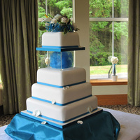 My Daughters Wedding Cake First ever wedding cake made for my daughters wedding a few weeks ago.p.s. I don't intend it to become a frequent occurance(baking...