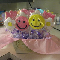 Mother's Day Cookie Bouquet NFSC with Antonia 74 royal icing.