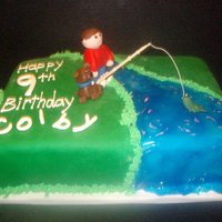 Boy Fishing Cake 