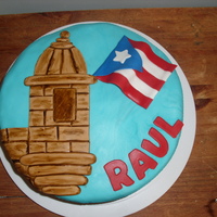 El Morro - Puerto Rico Cake This is a cake I did for my Father-In-Law's Birthday. Everyone absolutely loved it. I used a 12 round pan. The cake is covered in...