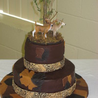 Deer Themed Groom's Cake 