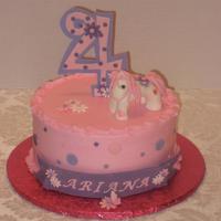 My Little Pony My Little Pony. BC with fondant pony & accents.