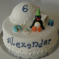 Pingu Cake Pingu and his igloo