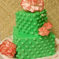 Pink Cactus Cake 