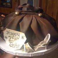 Purse Cake With High Heel 