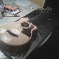 Taylor 614Ce 3-D model of the taylor 614ce i did for my friend's 18th birthday. It is white cake with vanilla buttercream and is covered with...