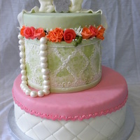 Hat Box Cake Hat Box Cake! Everyhting is edible and made out of fondant! The lid is a cake too!