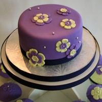 Purple And Lime Green This tower was ordered for a bridal shower. Great colour combo. I was very pleased with the results