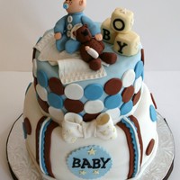 Baby Shower I had so many problems with this little guy. He keep lending over to the left,and I couldn't do anything to save him as I glues him...