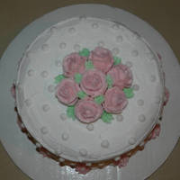 First Cake Rose Cake I made this cake while taking the Wilton Course 1 class.
