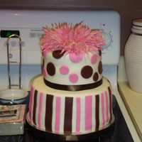 Pink And Brown Baby Shower 