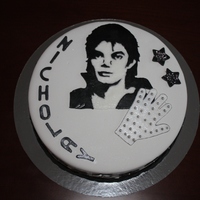 Michael Jackson Cake MJ is made of marsipan and RI