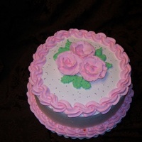 Two Layer Cake. 