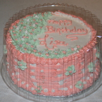 Pastel Basketweave A basketweave cake done in pastel colors