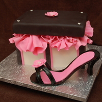 Shoebox With High Heel My first shoebox cake with my first gumpaste high heel! This was so much fun to make! TFL!