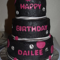 Chocolate Lover's Polka Dot And Zebra Cake Chocolate cake with chocolate bc and fondant accents Any constructive criticism is always welcome! TFL