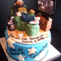 "man Cave" Cake 