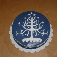 Lord Of The Rings Birthday Cake Lord of the Rings cake, made for my husband's birthday. This was only my 2nd attempt at cake decorating. :) The design on top is the...