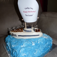 Birthday Boat Cake Boat cake for my brother's 40th. Inspired by so many here on CC -- thank you!