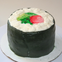 Sushi Roll Alright so be nice, this was my first attempt of using fondant. My mom loves sushi so I made it for her. Everything is MMF except for the...