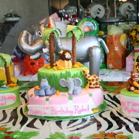Jungle Cake Inspired by many photos and animals on here! Working on a pic that has a solid background... kind hard to see the cakes in these photos and...
