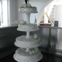 First Weddingcake my first weddingcake