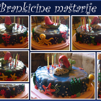 Mermaid Cake This is a sweet mermaid and sea creatures cake I made for my cousins 6th birthday. It's grandma's special chocolate, biscuits and...