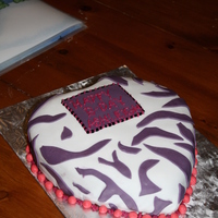 19Th Birthday I made myself my 19th birthday cake! This is my first non-circle cake! I am still learning everything and would love to hear some comments...