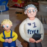 Grandaddy And Austin These are figures that I put on top of my Grandaddy's 76th birthday. He love to make and fly model airplanes so I decided to use that...