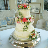 Johnson Wedding My first attempt at making gumpaste flowers!