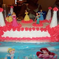 Princess Castle Princess Cake