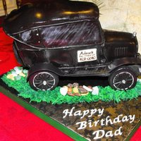 1921 Ford Model T Chocolate cake with chocolate Buttercream filling. Fondant covered and detailed. Tires, gumpaste. There will always be a cake that teaches...