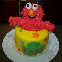 Surprise...elmo Fell Apart! Ugh.... My RKT didn't hold up and the icing looks terrible.
