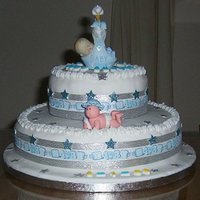 Adelle's Baby Shower Cake Baby Shower cake for my expected grandson