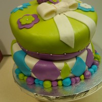 Whimsy This was not the original idea for this cake, but it's what materialized. Originally wanted to add a styrofoam wedge to create a...